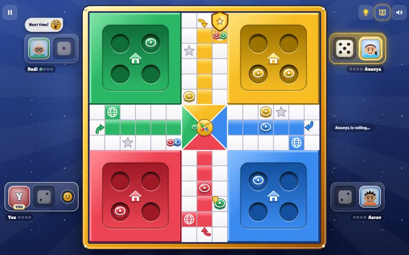 LudoNow game board